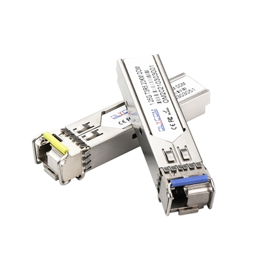 Cisco Kompatybilny nadajnik SFP 1310nm/1550nm SM Jednorazowy światłowód 20km 1.25G Moduł światłowodowy Moduł SFP