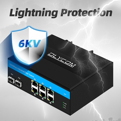 8 portów przełącznik gigabit niezarządzany przełącznik Ethernet POE przełącznik DC48V