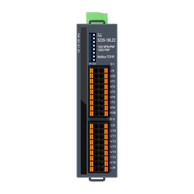 TCP/IP Modbus I/O Slave Module NPN i PNP obsługiwane 16 Port DI DO DIN
