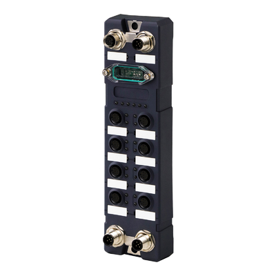 Robustny IP67 wodoodporny 8 port Gigabit Industrial Ethernet Switch Zarządzany M12 Railway Ethernet Switch