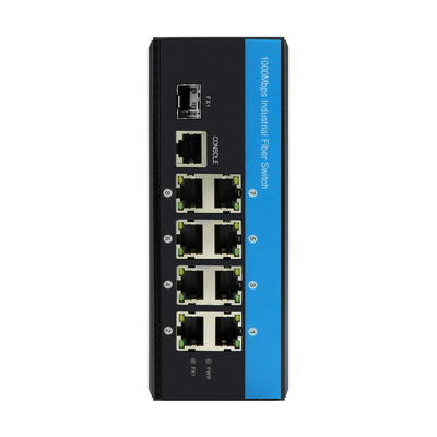 8 portów RJ45+1*SFP L2 Zarządzany przełącznik Gigabit Ethernet IP40 Podwójny wpis zasilania