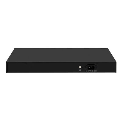 24 porty 10G L3 Zarządzany przełącznik światłowodowy z 8 gigabitami SFP/RJ45 1U Rack 220V AC Input