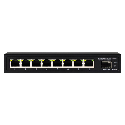 10G Ethernet Switch Niezarządzany przełącznik sieciowy 8*2.5G RJ45+1*10G Porty SFP