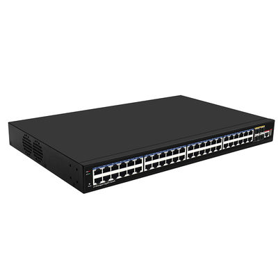 48 portów Gigabit L3 Zarządzany przełącznik sieciowy 10G Włókno napędowe jednoosobowe wejście AC oparte na Realtek