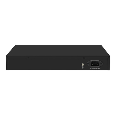 Niezarządzany przełącznik Ethernet 10G z instalacją na stojaku z zasilaczem AC100V-240V i kompatybilnością 1G/2.5G/5G