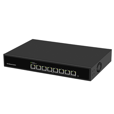 Niezarządzany przełącznik Ethernet 10G z instalacją na stojaku z zasilaczem AC100V-240V i kompatybilnością 1G/2.5G/5G