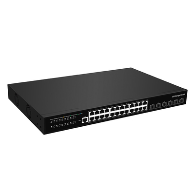 24 port 2.5G Ethernet L3 Managed Switch z 10G Fiber Uplink Single AC Input