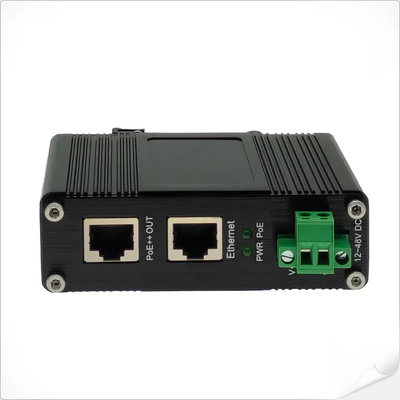 Przemysłowy 90W 802.3bt PoE++ Wtryskiwacz Gigabit DC12V DC24V DC48V Wejście Mini Size