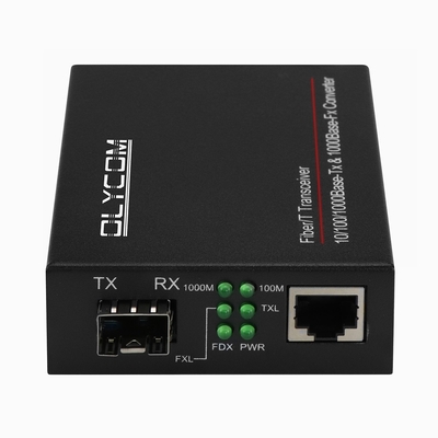 Konwerter Gigabit Fiber Media Konwerter SFP Fiber Optical To RJ45