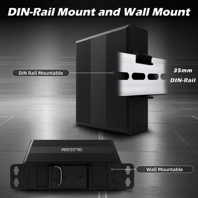 Gigabitowy przełącznik POE, niezarządzany przełącznik Ethernet, 120W poe af/at, wejście zasilania DC48V