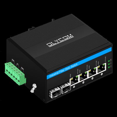 6-portowy przełącznik Poe na energię słoneczną DC12-48V wejście 120w przemysłowy przełącznik Ethernet do zasilania energią słoneczną/systemu trunk/systemu VoIP/systemu bezpieczeństwa CCTV