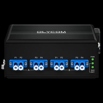 Moduł przełącznika obwodu światłowodowego AC/DC z podwójnym wejściem jednowarunkowy łącznik LC CE