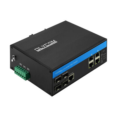 8 Port Industrial Managed PoE Switch 2.5G Sieć światłowodowa L2 Zarządzalny 120W Budżet CE