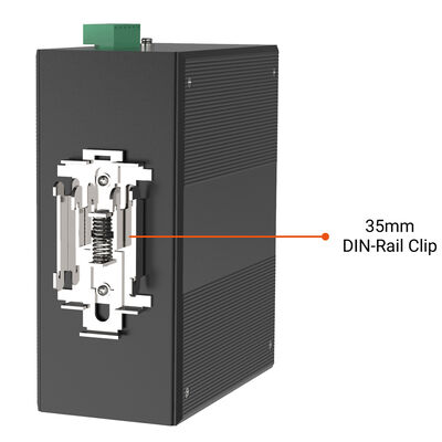 Przemysłowy przełącznik Ethernet L3 zarządzany TSN 16 portów 10G światłowód Uplink IEEE 1588v2 DIN Rail