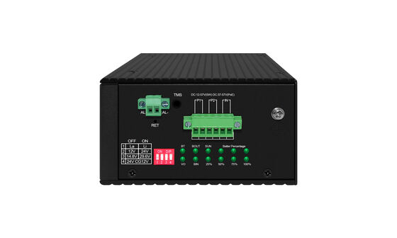 Przemysłowy przełącznik słoneczny PoE 4GE+2SFP 120W PoE MPPT zasilanie poza siecią dla sieci CCTV i bezprzewodowej