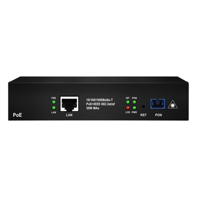 Komercyjny terminal XPON PoE ONU 1 port Gigabit 30W PoE PON dla sieci dostępu światłowodowego
