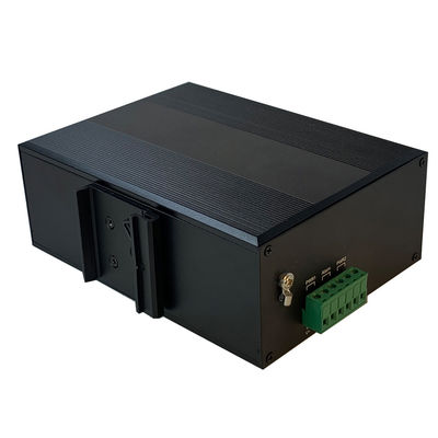 8 Port Industrial Managed PoE Switch 2.5G Fiber Din Rail 240W Wsparcie zarządzania PoE