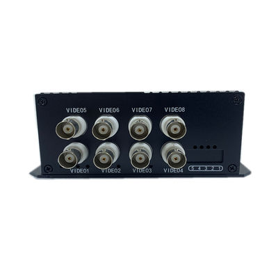 8 portów Analog Video Digital Optical Converter Multiplexer przez kabel koaksjalny DC5V