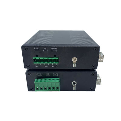 Przemysłowy przełącznik sieciowy 10/100m 1 Sfp 2 Rj45 Niezarządzany przełącznik sieciowy IP40 DC 9-36V