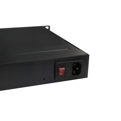 IP30 klasy bezpieczeństwa 24 portowy przełącznik zarządzalny Poe 1U ochrona pętli do montażu w szafie