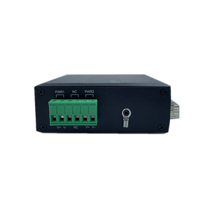 CE 10/100Mbps Przemysłowy przełącznik sieci 2 port SFP i 2 port Ethernet niezarządzane