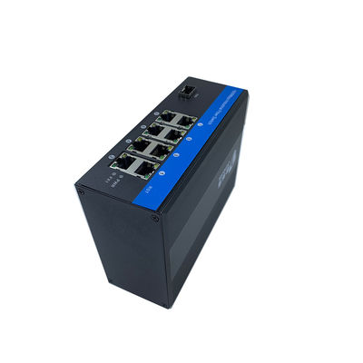 8 PORT INDUSTRIAL NETWORK SWITCH Gigabit SFP Włókno Ethernet DIN RAIL CE niezarządzane