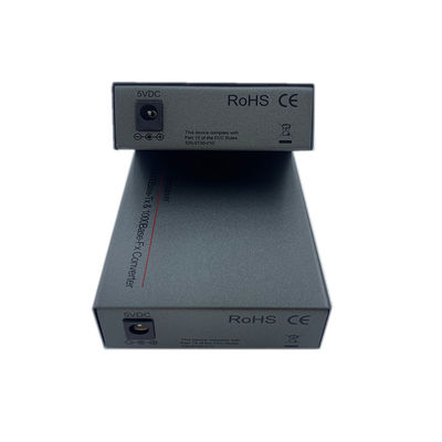 MTBF 50 000 godzin Gigabit Ethernet Media Converter 2 porty do montażu w szafie na kablu Cat6