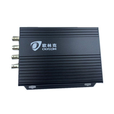 4 porty 1080P Video Over Ethernet Konwerter Koaksjowy Multimode Fiber Converter 12V