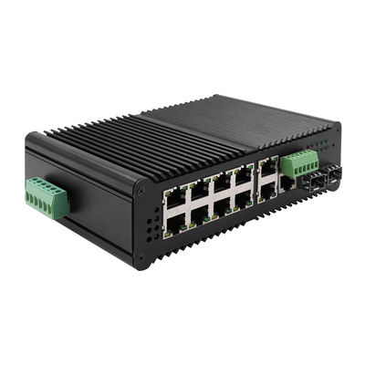 Gigabit Ethernet 40Gbps 8-portowy przemysłowy zarządzalny przełącznik Poe do 90W