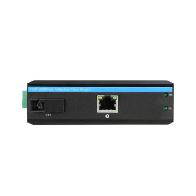Przemysłowy konwerter multimedialny Ethernet IEEE802.3af/At Rugged Network Unmanaged CE DC48V