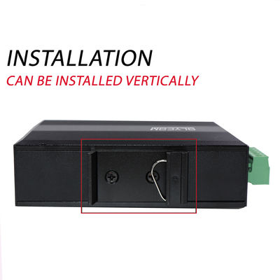 Przemysłowy konwerter multimedialny Ethernet IEEE802.3af/At Rugged Network Unmanaged CE DC48V
