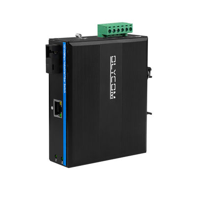 20 km WDM Media Converter Fast Ethernet Rugged Industrial Network Mini Size Nie zarządzany