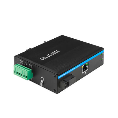 Konwerter mediów światłowodowych SC PoE z jednym włóknem 10/100M Fast Ethernet 15,4W 30W IP40 CE
