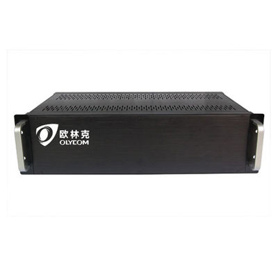Konwerter mediów wideo Podwozie 3U Rack For Video Optical Converter Podwójne wejście zasilania