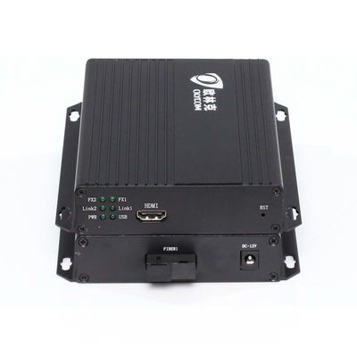 1080P HDMI DVI Extender Jednomodowy Port SC Simplex 12VDC CE FCC Typu Desktop