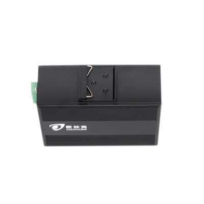 40Gbps Przemysłowy niezarządzany przełącznik POE 10/100Base SFP Fiber Ports Switch PoE Industrial