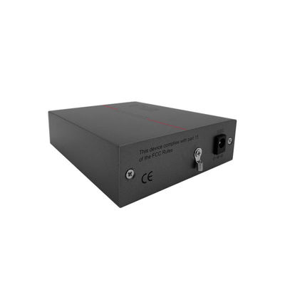 850nm Włókno optyczne PoE Media Converter Gigabit Network Unmanaged Multimode SFP Cage