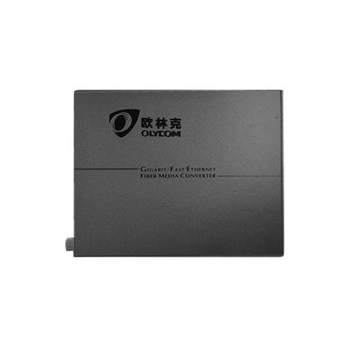 850nm Włókno optyczne PoE Media Converter Gigabit Network Unmanaged Multimode SFP Cage
