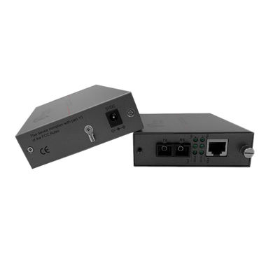 PoE Fiber Media Converter 20KM Megabit 30W Aktywny PoE 48V Wyjście SC Port niezarządzany