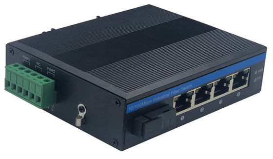 5 portów przełącznik sieci przemysłowej 10/100Mbps SC Connector Unmanaged Realtek