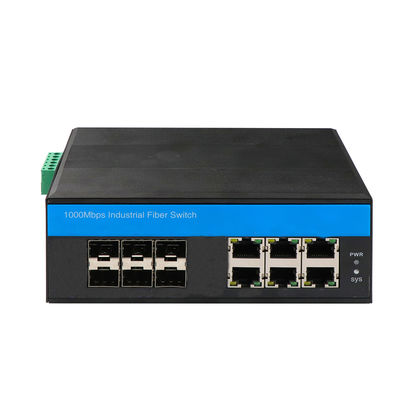 6-portowy przemysłowy zarządzalny przełącznik Ethernet z funkcją pierścienia Standard IEEE802.3