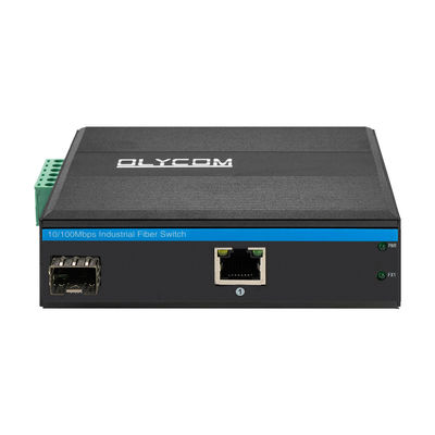 Przemysłowy konwerter multimedialny Ethernet Włókno SFP 10/100Mbps Niezarządzane, wytrzymałe etui