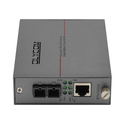 Konwerter mediów światłowodowych jednomodowych Gigabit Ethernet, montowany w obudowie 2U DC5V, niezarządzany, certyfikat CE