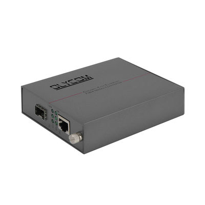 Gigabit Unmanaged Fiber Optic Ethernet Media Converter SFP Slot DC5V
