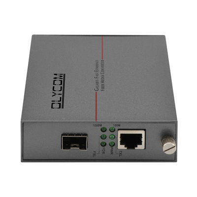 Gigabit Unmanaged Fiber Optic Ethernet Media Converter SFP Slot DC5V