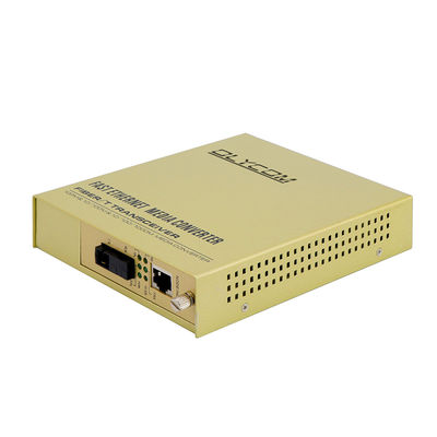 WDM Media Converter 100Mbps Rack Mount Fiber Copper Extender Niezarządzany