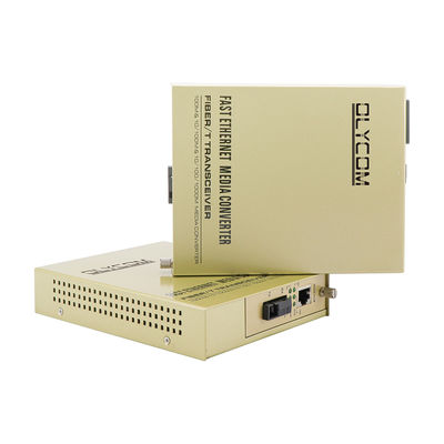 WDM Media Converter 100Mbps Rack Mount Fiber Copper Extender Niezarządzany