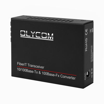 Gigabitowy konwerter mediów PoE 15,4W 30W niezarządzany aktywny PoE Duplex SM MM Fiber CE