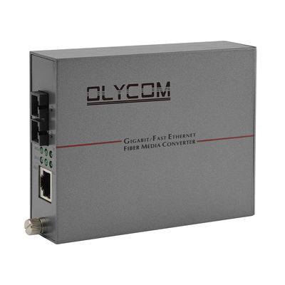 PoE Fiber Media Converter 20KM Megabit 30W Aktywny PoE 48V Wyjście SC Port niezarządzany