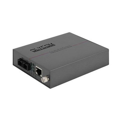 Konwerter mediów Ethernet 10/100M LFPT Złącze SC Montaż w szafie Rack Nienadzorowany DC5V